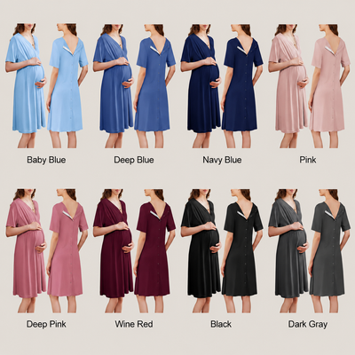 Lunelle Bump to Baby Maternity Gown -  Pregnancy, Delivery & Postpartum