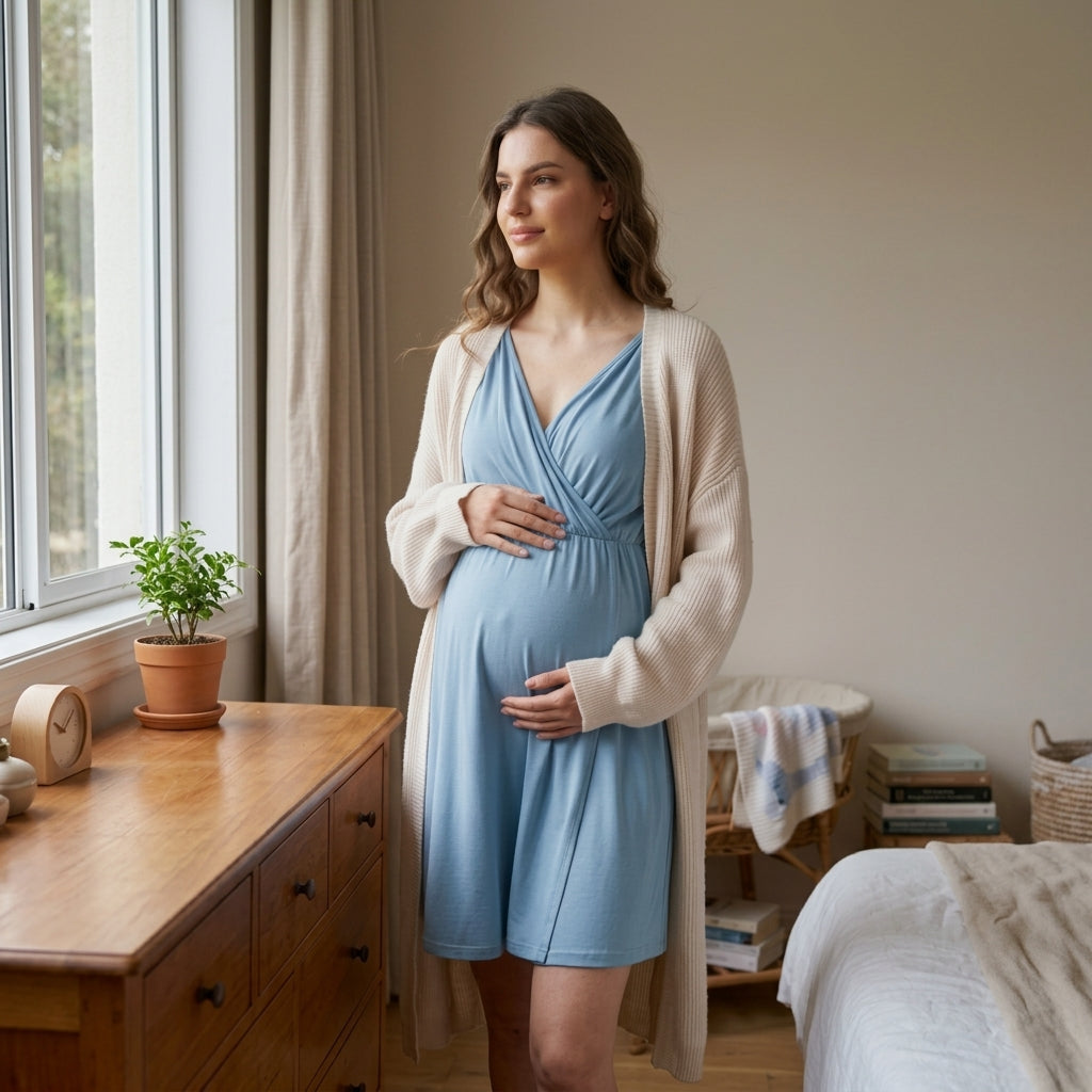 Lunelle Bump to Baby Maternity Gown -  Pregnancy, Delivery & Postpartum